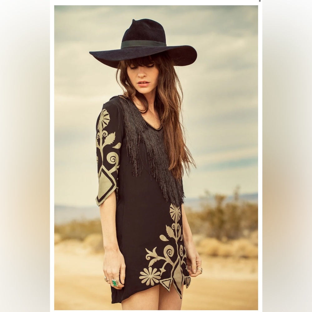 Spell Wild Horses fringe mini dress.